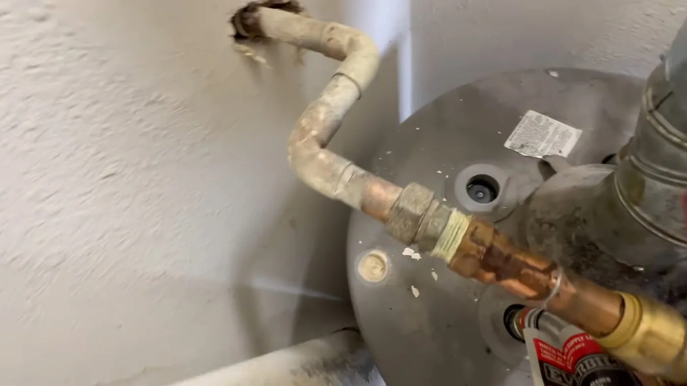 Water heater tank, piping, and service components for residential community in Buckeye, AZ