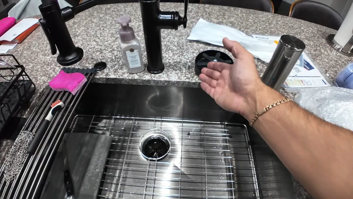 Sink faucet, drain, and shutoff connection for residential community in Verrado, Buckeye